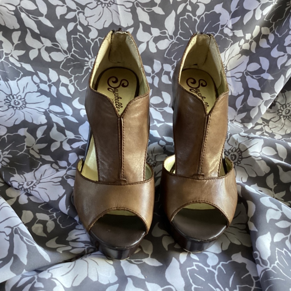 Seychelles Leather Wedge - Picture 4 of 7